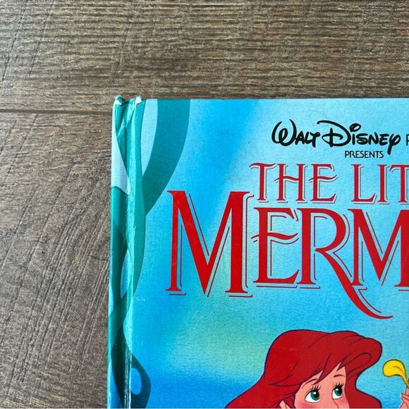 1989 Little Mermaid - Disney Book , Pre-Owned Hardcover - Picture 5 of 13